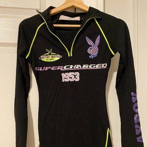 PLAYBOY MINI LONG SLEEVE DRESS